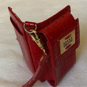 Maxx New York Signature multi compartment wallet with wrist strap
